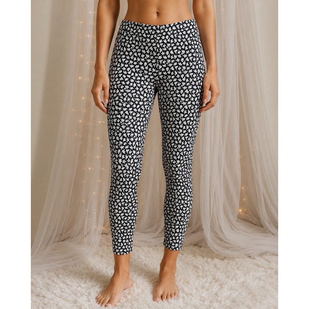 Michael Kors Ditsy Floral Cottage Leggings Pants Size 1X Luxe Resortwear Preppy